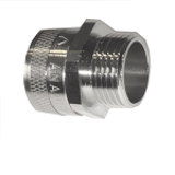 PG straight fitting,fixed, male, IP 54 nickel plated brass - Multitite fittings