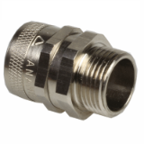 ISO straight fitting,swivel, male, IP 54 nickel plated brass - Multitite fittings