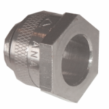 Box connector,fixed, IP 54 nickel plated brass - Multitite fittings