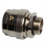 ISO straight fitting,Compact, male, IP 65 nickel plated brass - Multitite FCE-LFHB
