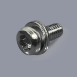 DIN 6900-5 Z9-1 T stainless steel A2 plain - Torx SEMS screws with conical spring washer and flat washer