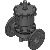 Diaphragm Valve Type 14 Pneumatic Actuated Type AV - Flanged End (Double acting)