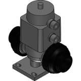 Diaphragm Valve Type 16 Pneumatic Actuated Type Type AD - Double acting, Threaded End