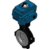 Butterfly Valve Type 55 Electric actuated Type T