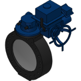 Butterfly Valve Type 56D, 75D (Electric Actuated Type S)
