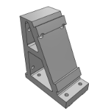 Angular bracket for combination of Q60 and D120 - System profiles