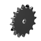 Einfache Kettenradscheiben 10B-1 / ASA 50 - Kettenradscheiben für Rollenketten - DIN 8187/8 - ISO 606 (- ANSI B29.1)