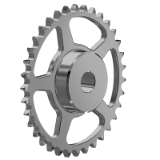 Simplex cast iron sprockets 12B-1 - Cast iron sprocketes for roller chains - DIN 8187 - ISO 606
