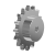 Simplex sprockets 20B-1 - Sprockets for roller chains - DIN 8187 - ISO 606