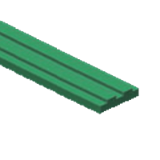 ''T'' Profile for duplex chain - Chain guide rails in polyethylene