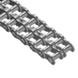 Duplex chains SRC in stainless steel - Roller chains in 304 stainless steel - ''Saturn'' - DIN 8187 - ISO 606