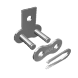 Connecting links for chain Bea M1 - Connecting link and offset link for roller chains ''Bea''