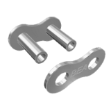 Connecting links for hollow pins chains Bea type ''A'' - Connecting link and offset link for roller chains ''Bea''