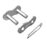 Connecting links for simplex nickel plated chains Bea - Connecting link and offset link for roller chains ''Bea''