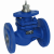 2-way globe valve (pressure released), Flange, PN 25