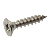 Modèle 211305 - Pozidriv cross recessed countersunk head chipboard screw - Stainless steel A2