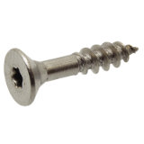 Modèle 211309 - Chipboard screw countersunk head partial thread six lobes recess - Stainless steel A2