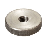 Modèle 215627 - Knurled thumb nut thin type - Stainless steel A2 - DIN 467
