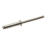 Modèle 219720 - Blind rivet flage head - Stainless steel A2 - ISO 15-983