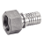 Modèle 5559 - Gas swivel nut fitting fluted socket with flange type UTS® - Stainless steel 316