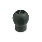 GN675.1 - Softline-Ball handles with cap