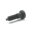 GN613 - Indexing plunger without head, Type GK, with lock nut, with threaded rod