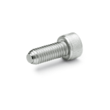 GN606 VN - Stainless Steel - Ball point screws , Type VN, flat ball, with swivel limiting stop