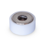GN6311.1 - Stainless Steel-Thrust pads, Type K, Thrust pad surface plain, with plastic cap