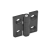 GN237 - Hinge Zinc die casting, Type A, 2x2 bores for countersunk screws
