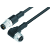 M12, series 763, Automation Technology - Sensors and Actuators - connection cable male cable connector - female angled connector