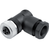 M12, series 813, Automation Technology - Voltage and Power Supply - female angled connector