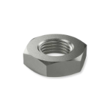 DIN 439 - Stainless steel A2, metric fine thread