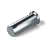 RIVKLE® Standard, countersunk head, plain, cylindrical, closed