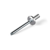 RIVQUICK® Sealed type rivets, Dome head, Aluminium/Steel zinc-plated