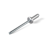 RIVQUICK® Peel type rivets, Dome head, Aluminium/Steel zinc-plated