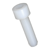 BN 1057 - Hex socket head cap screws, partially / fully threaded (~DIN 912, ~ISO 4762), Polyamide 6.6, natural