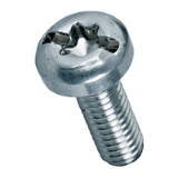 BN 20228, BN 84405 Hexalobular (6 Lobe) socket pan head screws with uncontinuous slot