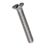 BN 406 Slotted flat countersunk head screws machined