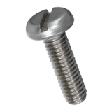 BN 652 - Slotted pan head machine screws (DIN 85 A; ~ISO 1580), A2, stainless steel A2