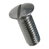 BN 659 Slotted oval countersunk head machine screws small head