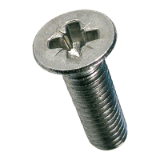 BN 82213, BN 3310 Pozi flat countersunk head machine screws form Z