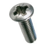 BN 83496, BN 3312 Pozi oval countersunk head machine screws form Z