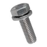 BN 13281 Hex head assembled screws with captive flat washer DIN 6902 A