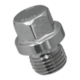 BN 1685 Hex head screw plugs with shoulder, metric fine thread