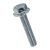 BN 41200 - Hex head flange screws / bolts fully and partially threaded (DIN 6921; EN 1665), cl. 8.8, zinc plated blue