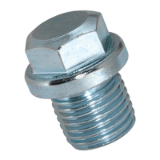 BN 440, BN 442 Hex head screw plugs with shoulder, pipe thread