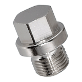 BN 559 Hex head screw plugs with shoulder, pipe thread
