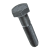 BN 66 - Hex head bolts partially threaded, with metric fine thread (DIN 960; ISO 8765), Kl. 8.8, black