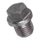 BN 667 Hex head screw plugs with shoulder, pipe thread, without nylon seal