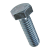 BN 67 - Hex head screws / bolts partially / fully threaded (UNC; ~DIN 933/931), cl. 8.8 / Grade 5.2, zinc plated blue